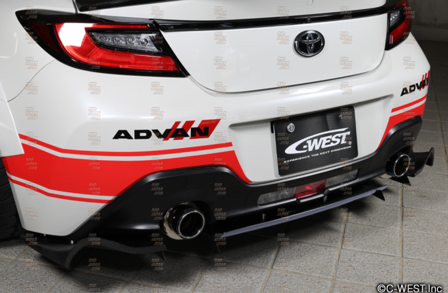 C-West Rear Diffuser Carbon Fiber - GR86 ZN8